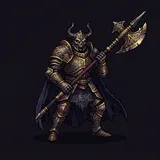 Gilded Halberdier